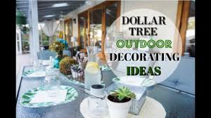 Whether you're looking to take on some spring upgrades or are looking to create a cozy space with a fire pit, the home depot has all the outdoor decor items you'll need to make your backyard, deck or porch the place that everyone will want to hang out. Dollar Tree Decorating Patio Outdoor Dollar Tree Summer Decor Megan Navarro Youtube