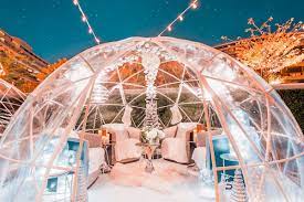 Igloo Setting At Popup Bar At Ponce City Market City Market Holiday Fun Ponce