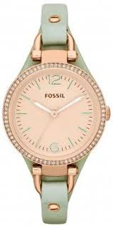 Fossil Fes3467 Bayan Kol Saati Saat Saat Bayan Saatleri Deri Saat Deri
