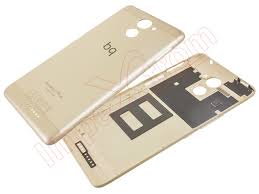 Golden battery cover for BQ Aquaris U Plus