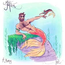 Mermay Merman By David Gilson Mermaid Art Mermaids And Mermen Art