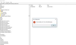 The approach outlined in this answer is needlessly complex because deletesubkeytree is recursive. Error While Deleting Registry Keys Microsoft Community