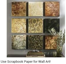 Use Scrapbook Paper Tapete Selbst Gestalten Selbstgemachte Wandkunst Diy Wand