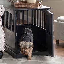 There are dog crate sizes available. Dog Crate Kennel Cage Bed Night Stand And Table Wood Furniture Cave Pet Dog House Room Large Size Black Buy Dog Hair Dryer Stand Pet Dry Room Rooms To Go Outdoor Furniture Product
