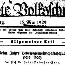 Pdf The Dispute Over The Reform Pedagogue Peter Petersen 1884 1952 In Jena 2010 Review Of A Total Disaster After Ten Years