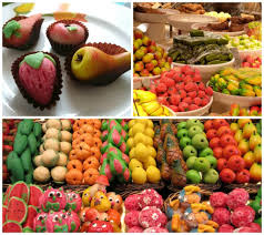 Instructions divide the marzipan into 3 equal pieces (2.3 ounces each). Marzipan Candy