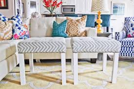 This living room features a metal framed, glass surface coffee table encompassing four cubic, brightly patterned ottomans. 9 Easy And Cool Diy Ikea Ottoman And Pouf Hacks Shelterness