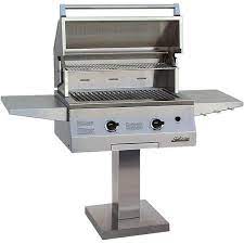 Solaire Deluxe Post Mount Gas Grill 27 Natural Gas Grill Gas Grill Propane Gas Grill