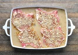Cover pan with tin foil and place pan in preheated oven, 350. Country Pork Chop And Rice Bake The Seasoned Mom