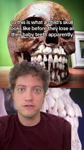 Skull Pree Teething Baby