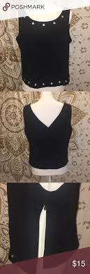 Dress Barn Black Tank Top Black Tank Tops Dress Barn Dresses Tops