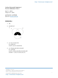 Contoh teka teki matematik tahun 1 yang terhebat untuk via menulismenconteng.my. Matematik Tingkatan 4 03 Sets Jawapan Deductive Reasoning Teaching Mathematics