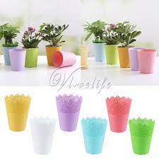Find a plant pot that fits. Crown Lace 7cm X 14cm Plastic Flower Pot Bonsai Pot Planter Tray For Office Indoor Garden Desk Storage Box Home Decor Planter Tray Plastic Flower Potspot Planter Aliexpress