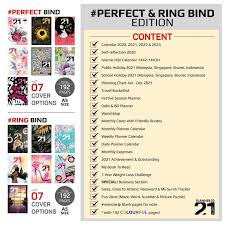 + additional yearly weight loss tracker is included. Bunga Planner Book 2021 A5 Perfect Bind Calendar Shopee Malaysia