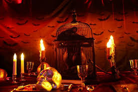 Vampire) ~ dinner for two. Vampire Dinner Scene Halloween Forum