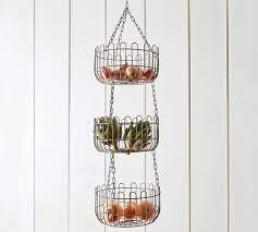 (if you're looking for more jewelry organizers, we have a whole roundup for you !) Farmhouse Wire Hanging Fruit Basket Kitchen Accessories Pottery Barn