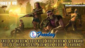 Ini dia kode redeemnya simak pada gambar. Free Fire Redeem Code Free Kode Redeem Ff Terbaru Edisi 03 Oktober 2020 Klaim Dan Redeem Sekarang Freeday