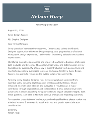 Graphic Designer Cover Letter Jobhero