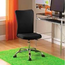 Armless Desk Chair Ergonomic Cute Black Height Adjustable Office Chair Modern Comfortable Student Kid Adjustable Office Chair Modern Office Chair Modern Chairs