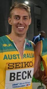 Who is the Australian athlete in gold?