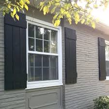Grooves were cut into the backside of each of these 5 pieces creating a place to receive the plywood panels. Modern Window Wood Shutters Novocom Top