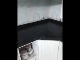 مطبخ رخام صناعي اسود Youtube