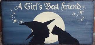 Witch And Cat Best Friends Halloween Witch Decorations Halloween Witch Halloween Signs