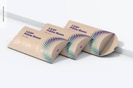 Download Premium Psd Large Pillow Boxes Set Mockup