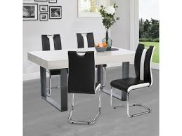 Conforama fête son anniversaire et vous êtes tous invités! Lot De 4 Chaises Pia Noires Et Blanches Pour Salle A Manger Vente De Id Market Conforama