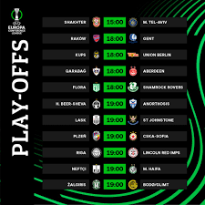 Clubs qualify for the competition based on their performance in their national leagues and cup competitions. Uefa Europa Conference League On Twitter Uecl Play Offs First Legs Pick 3 Teams To Win On Thursday