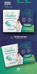 Dental Flyer Templates In 2020 Flyer Template Flyer Flyer Design Templates