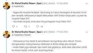 Tips mengatasi kelolotan tulang ikan. Bahaya Guna Jari Doktor Kongsi Langkah Yang Perlu Buat Kalau Tercekik Tulang Maskulin