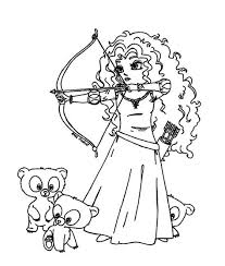 Download and print these merida coloring pages for free. Merida Coloring Pages Learny Kids