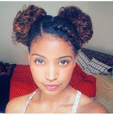 Ownbyfemme Hair Buns Hair Pompoms Natural Hairstyles Hairstyles For Afro Hair Hairstyles For C Natural Hair Styles Highly Textured Hair Baby Hairstyles