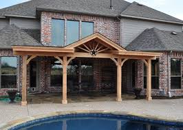The hand framed roof isn't difficult to build and is designed for a vaulted ceiling. Shed Style Deck Master S Patios
