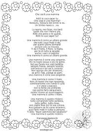 Cento poesie e mille parole. Idee Per Insegnanti Poesie Mamma Mamma