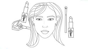 10 fun coloring pages for girls. Makeup Coloring Pages 100 Pictures Free Printable