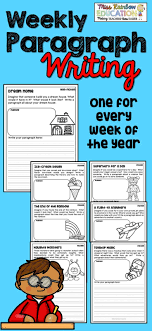 Paragraph Of The Week No Prep Distance Learning Paragraph Writing 2nd Grade Writing Elementary Writing