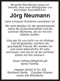 Traueranzeigen von Jörg Neumann