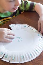 Super Simple Paper Plate Letter Learning Activity For Preschoolers Letter Learning Activities 3 Year Old Activities Learning Letters
