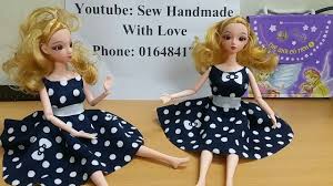In this video how to make clothes for barbie doll. How To Make A No Sew Doll Dress Easy Barbie Clothes Dress Barbie Doll Barbie Clothes Patterns