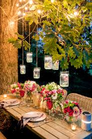For a simple and safe look, i pop votive candles in small jelly jars. Outdoor Table Setting Tips Products To Help Create A Gorgeous Outdoor Tablescape