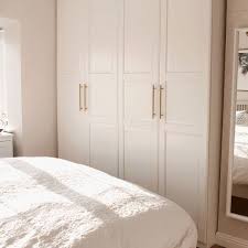 The Tyssedal Doors On Our Ikea Wardrobes Are For All The Info On Buying And Assembling This Click O Ikea Wardrobe Ikea Pax Wardrobe Small Bedroom Wardrobe