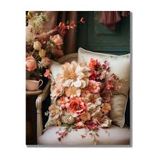 Tablou Canvas - Room with Flowers – The Print Studio