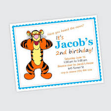 Birthday Card Printable Boy Tigger Birthday Party Invitation Boy Or Girl Birthday Card Printable 5x7 Diy 10 Girl Birthday Cards Birthday Party Invitations Birthday Card Printable