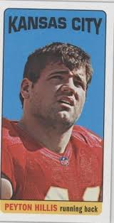 Peyton Hillis 2012 Topps 1965 Mini Kansas City Chiefs Card #99