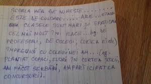 Mai intai o cladire mai noua sau mai veche, coridoare lungi si drepte sau intortochiate si misterioase, sali cu mese, scaune si in amintiri din copilarie, creanga se opreste cu ironie si nostalgie asupra anilor de scoala. Prezinta Ti Scoala Precizand Denumirea Aspectul Scolii Ce Ti Place La Scoala Ta Ce Nu Ti Brainly Ro