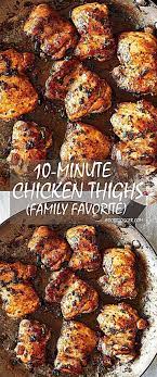 Succulent And Amazingly Flavorful 10 Minute Pan Fried Boneless Skinle Chicken Thigh Recipes Baked Chicken Thigh Recipes Crockpot Boneless Chicken Thigh Recipes