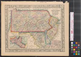The total driving time is 24 hours, 24 minutes. County Map Of Pennsylvania New Jersey Maryland And Delaware The Portal To Texas History