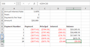 Loan Amortization Schedule In Excel Easy Excel Tutorial